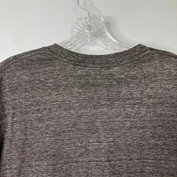 The Rolling Stones Bravado Distressed Tongue Logo Band Tee Heathered Gray Size L - Picture 9 of 11